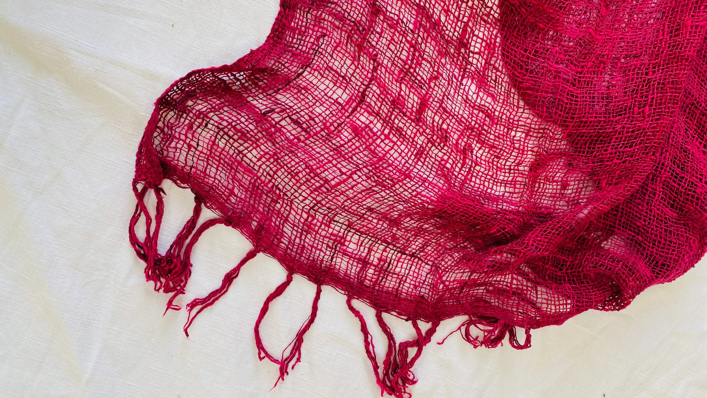 Madagascar Silk Shawl, Wrap, Scarf.