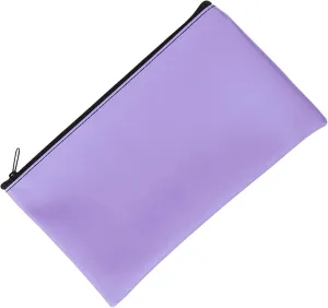 Makeup Bag for Purse, PU Leather Pouch Bags for Cosmetic Purse Cute Make Up Toiletry Pouch for Skincare Travel Purses Traveling Storage Organizer with Zipper for Women Purple