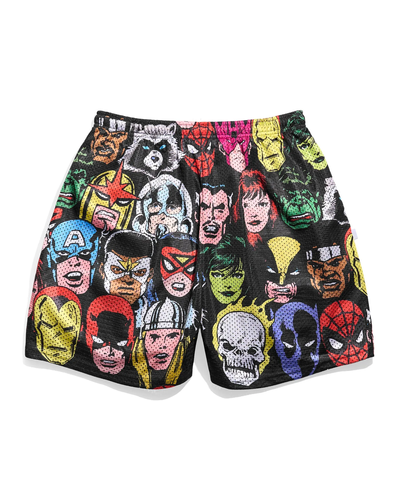 Marvel Comics Heroes Heads Retro Shorts