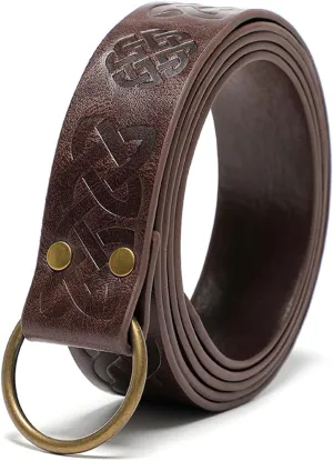 Medieval Waist Pack Leather Belt Pouches Waist Bag LARP Costume Accessories For Women Man Leather Fanny Pack Rena