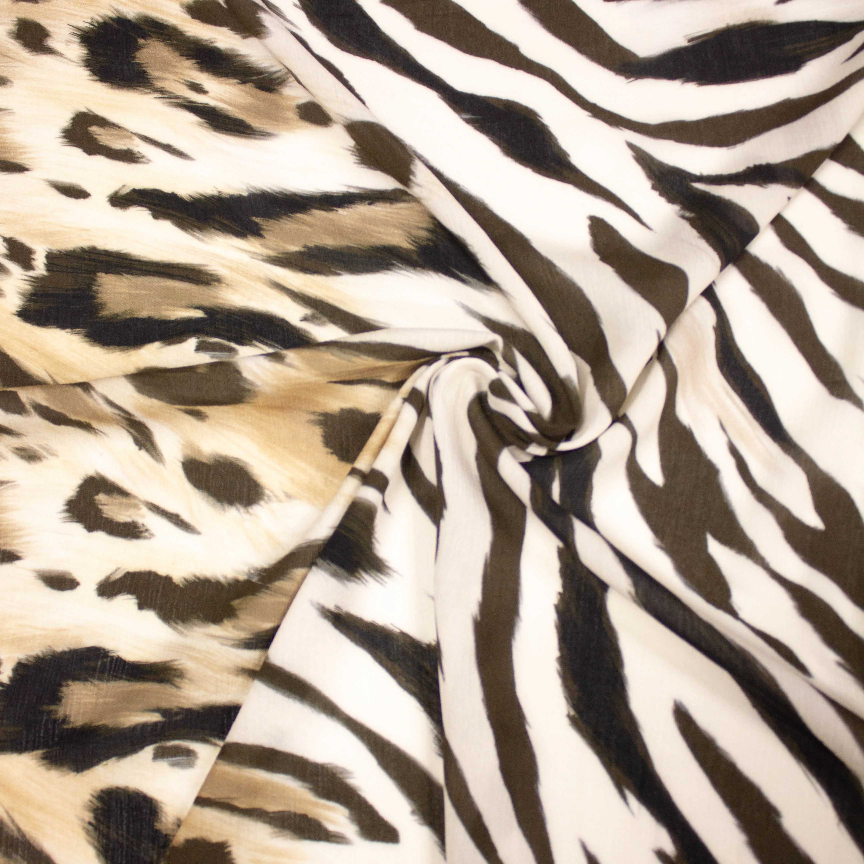 Mena Brown Animal Viscose