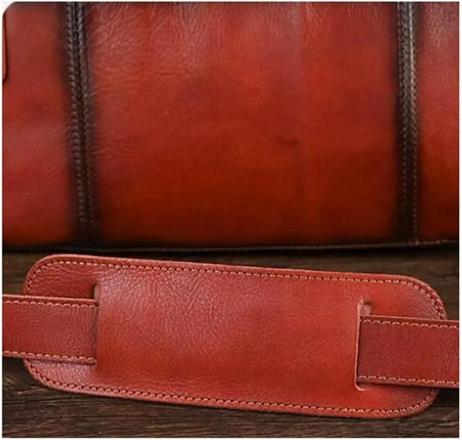 Mens Business Handbags Briefcases Genuine Leather Messenger Shoulder Bags Carrying Cases Travel Bags