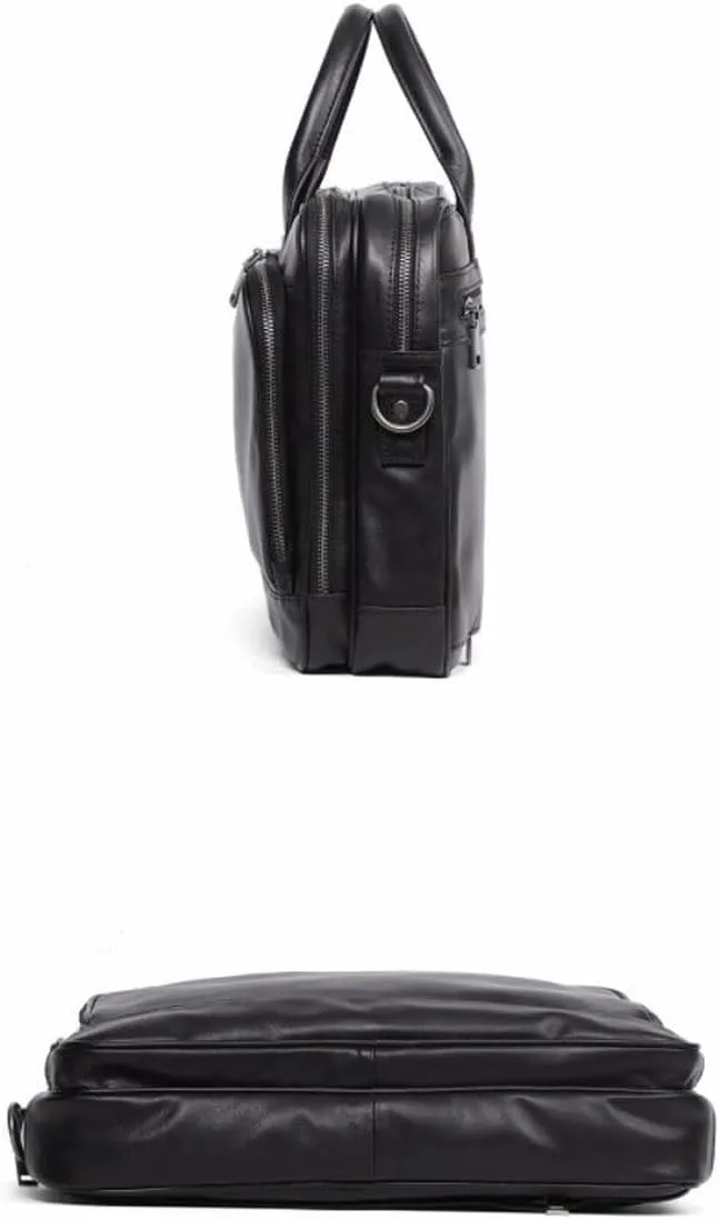 Mens Carrying Cases Messenger Shoulder Bags Laptop Bags Genuine Leather Luggage Handbags Briefcases