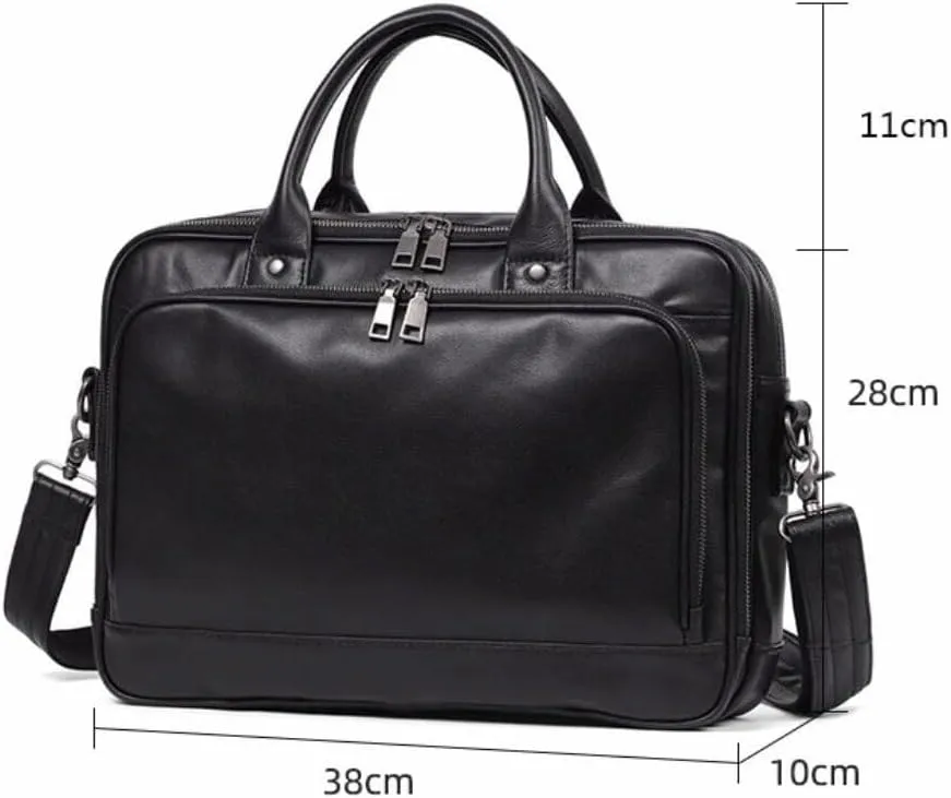 Mens Carrying Cases Messenger Shoulder Bags Laptop Bags Genuine Leather Luggage Handbags Briefcases