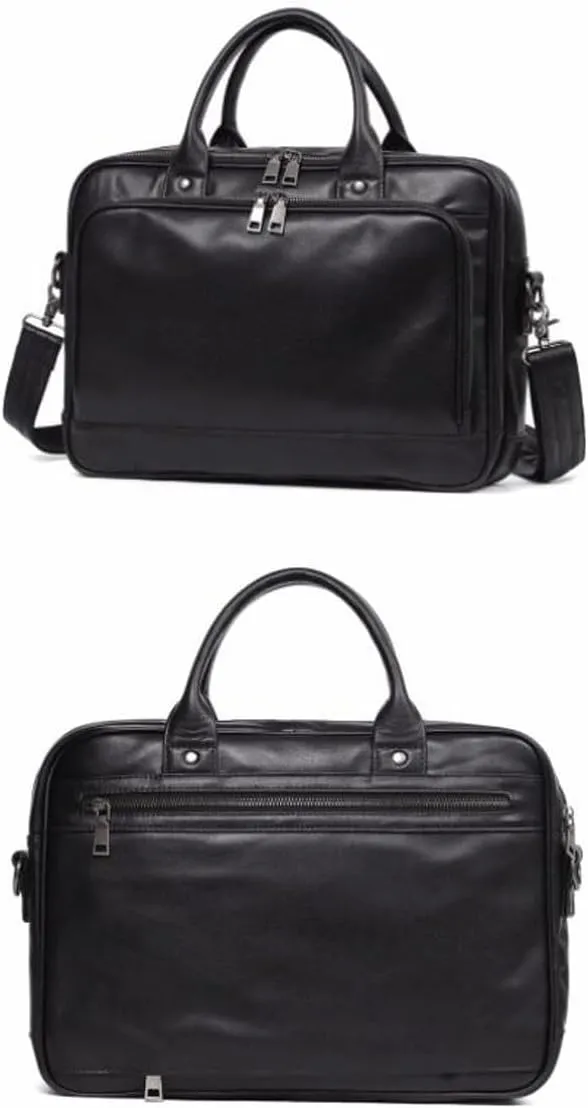 Mens Carrying Cases Messenger Shoulder Bags Laptop Bags Genuine Leather Luggage Handbags Briefcases