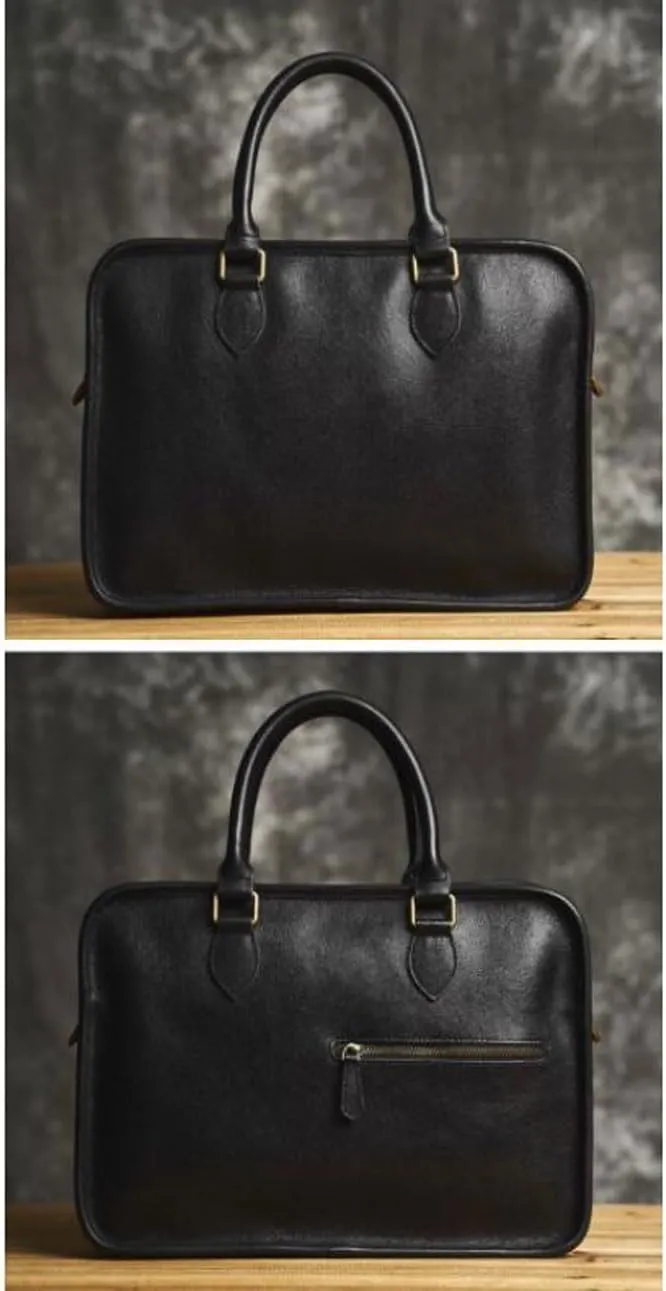 Mens Laptop Bags Briefcases Carrying Cases Handbags Genuine Leather Messenger Shoulder Bags