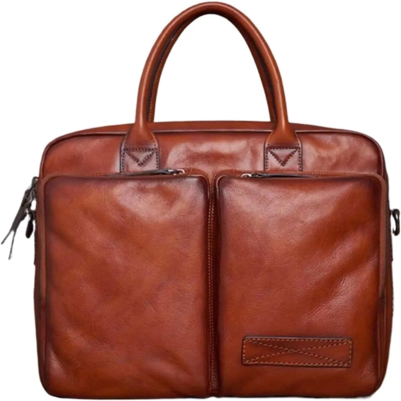 Mens Laptop Bags Briefcases Handbags Genuine Leather Luggage Carrying Cases Messenger Shoulder Bags