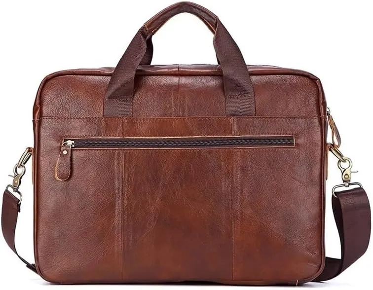 Men's Leather Handbags, Men's Handbags, Office Laptop Briefcases Men's Computer Shoulder Bag