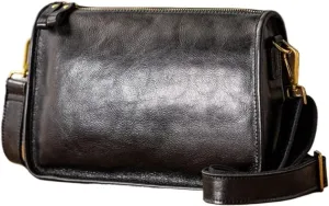 Mens Messenger Shoulder Bags Genuine Leather Casual Daypacks Briefcases Crossbody Bags Waist Packs 11Inch
