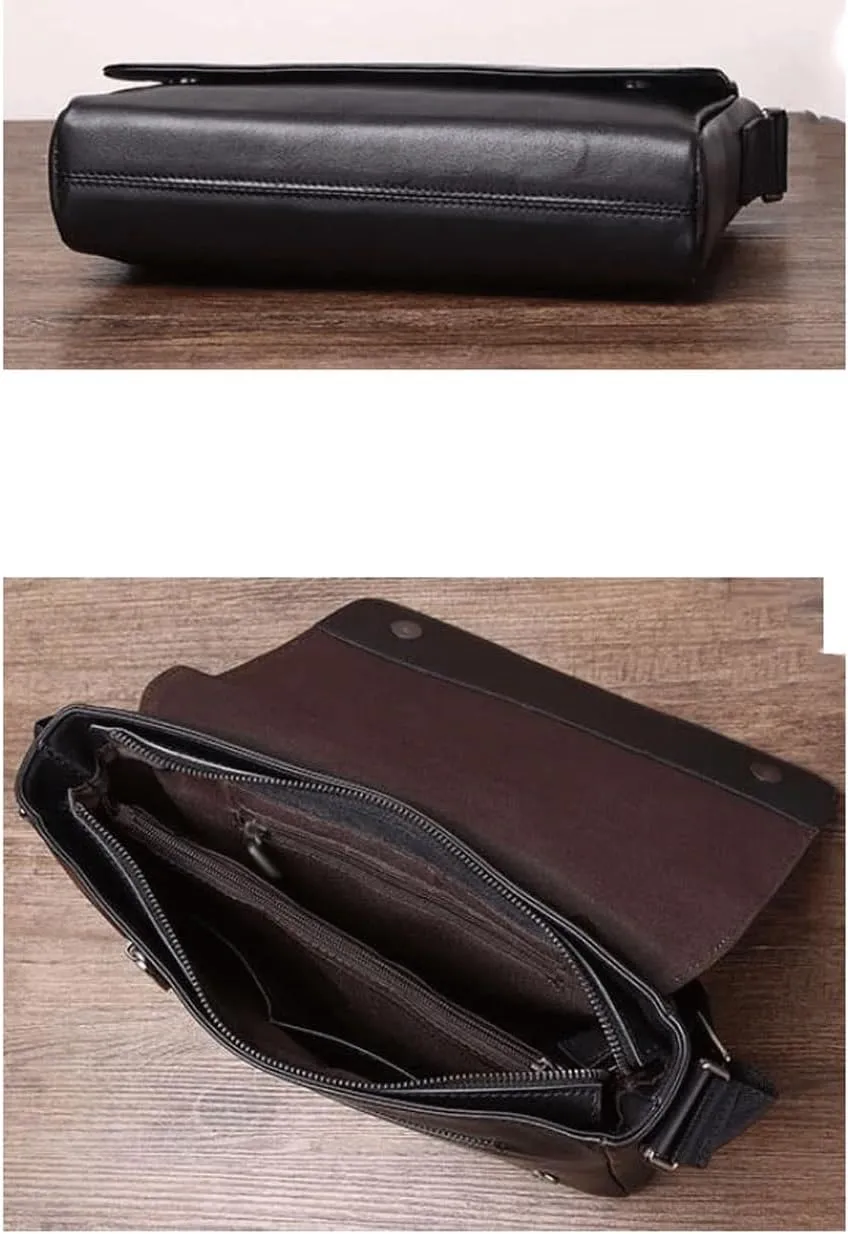Mens Messenger Shoulder Bags Genuine Leather Casual Daypacks Luggage Waist Packs Briefcases