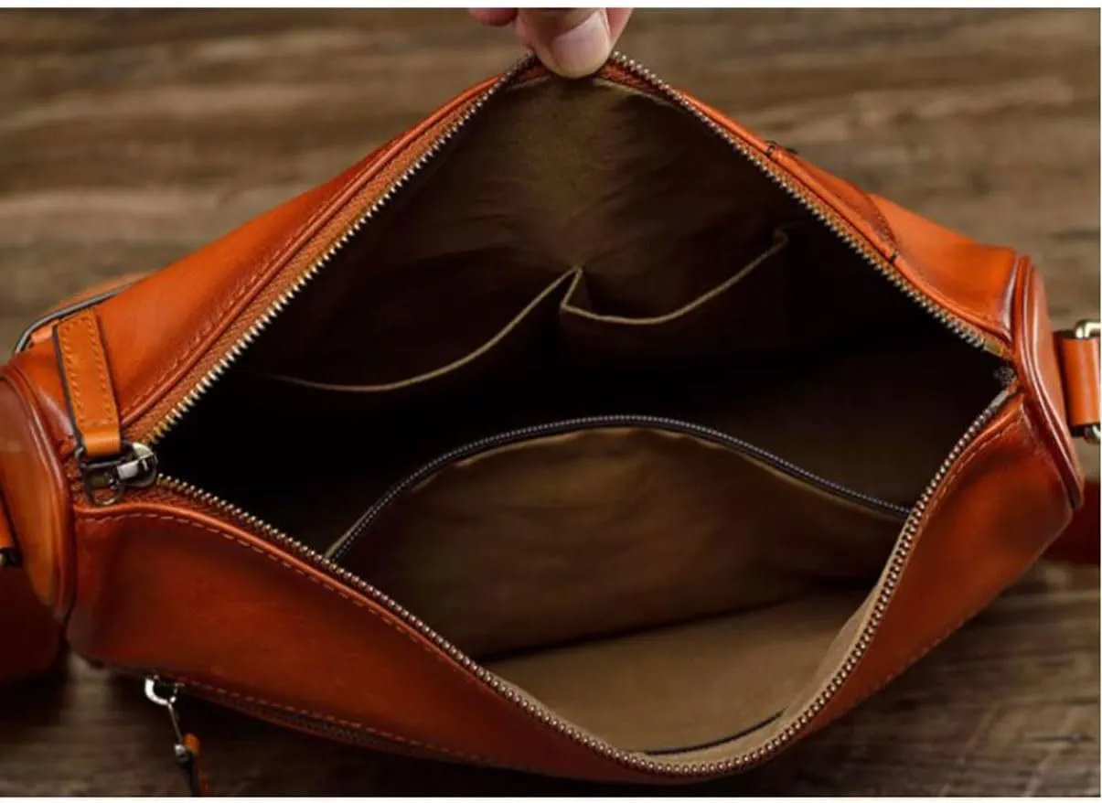 Mens Messenger Shoulder Bags Waist Packs Crossbody Bags Genuine Leather Casual Daypacks Briefcases
