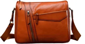 Mens Messenger Shoulder Bags Waist Packs Crossbody Bags Genuine Leather Casual Daypacks Briefcases