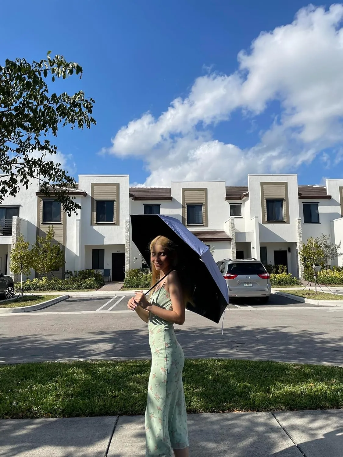 Mini Sun Travel UV Umbrella Anti UPF 50 Protection 99.9% Micro handle Coating Layer Fabric Compact/Lightweight Small Portable Backpack/Folding Purse Pocket Umbrella Rain/Blocking/Men Women Kids