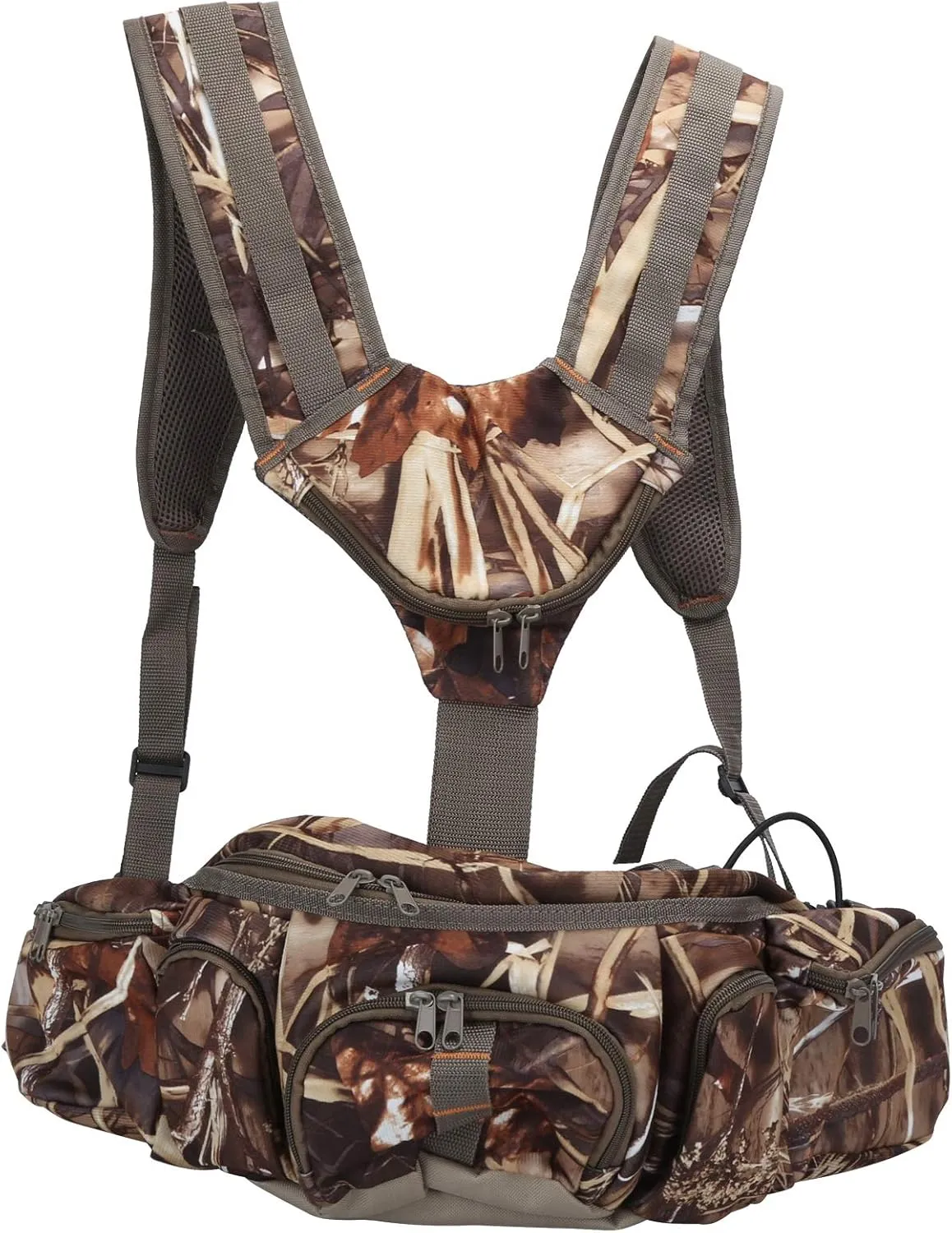 Outdoor Hiking Backpack Waist Bag with Bottle Holder Camping Shoulder Bag Water Bottle Pack Camouflage Lightweight Ergonomic Design for Outdoor Sports and Travel