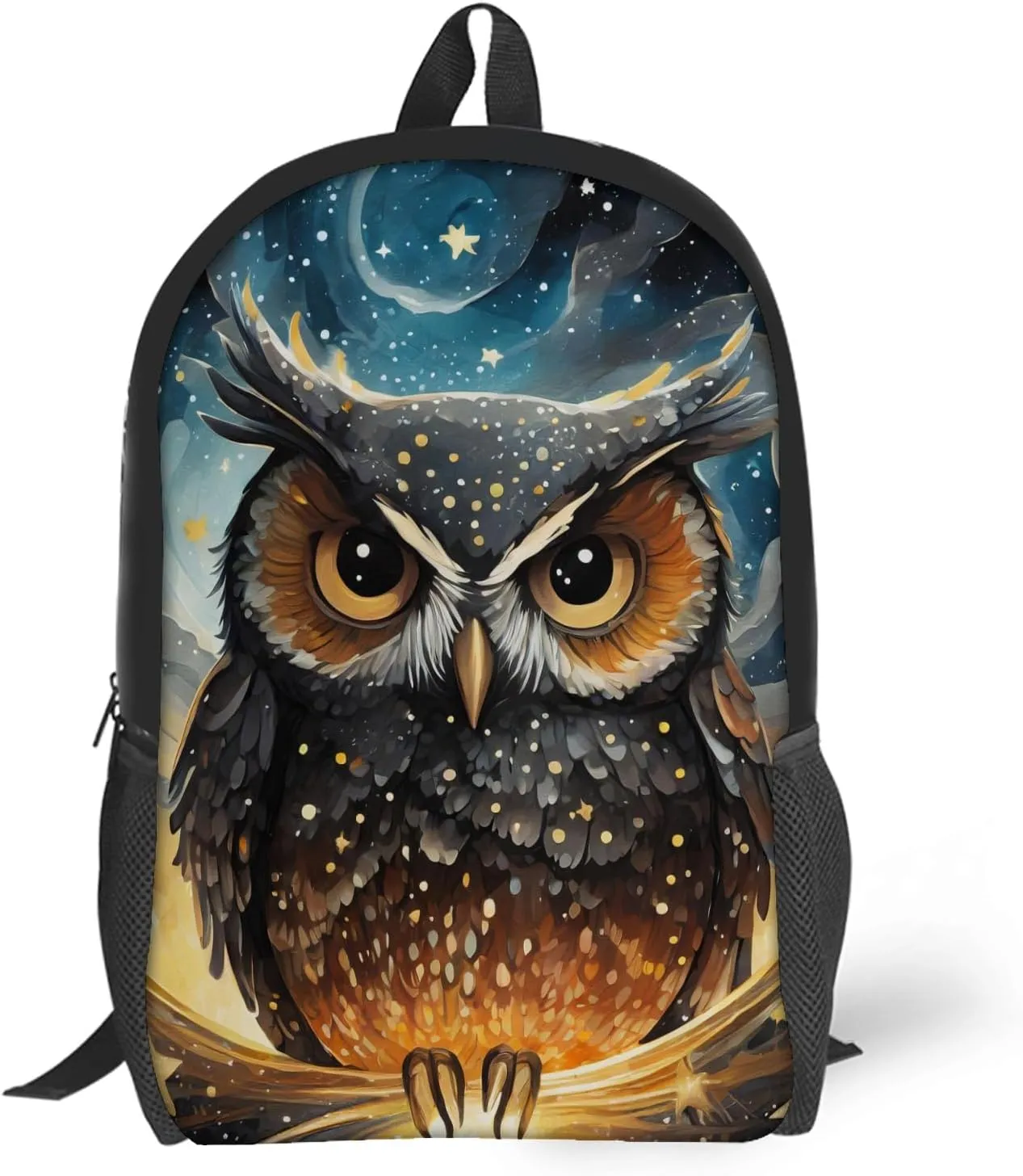 Owl Star Spase School Backpack Lightweight Laptop Backpacks Large Capacity 1 Main Compartment Outdoor Bookbag for Kids Boys Girls (Color3)
