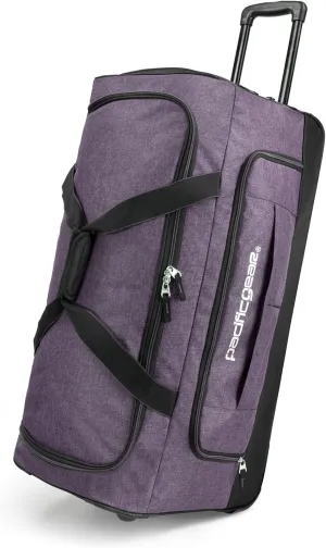 Pacific Gear Rolling Duffel Wheels, 30-inch Luggage, Hockey Bag, Heavy Duty
