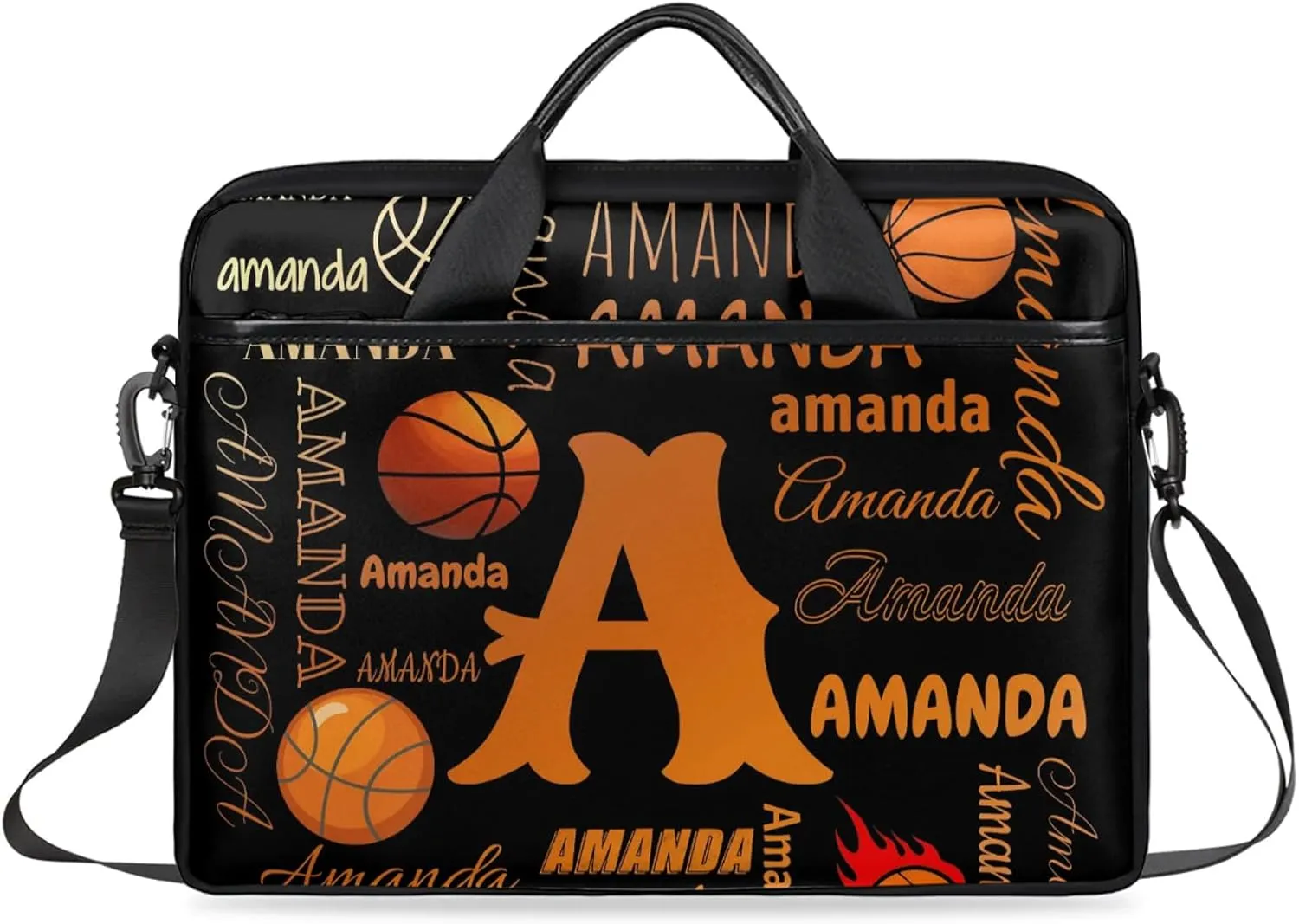 Personalized Laptop Bag Case Baseball Custom Computer Briefcases for Women Men Waterproof