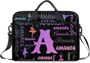 Personalized Laptop Bag Case Baseball Custom Computer Briefcases for Women Men Waterproof