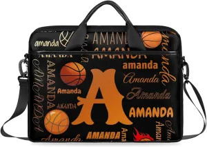 Personalized Laptop Bag Case Baseball Custom Computer Briefcases for Women Men Waterproof
