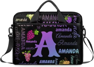 Personalized Laptop Bag Case Baseball Custom Computer Briefcases for Women Men Waterproof