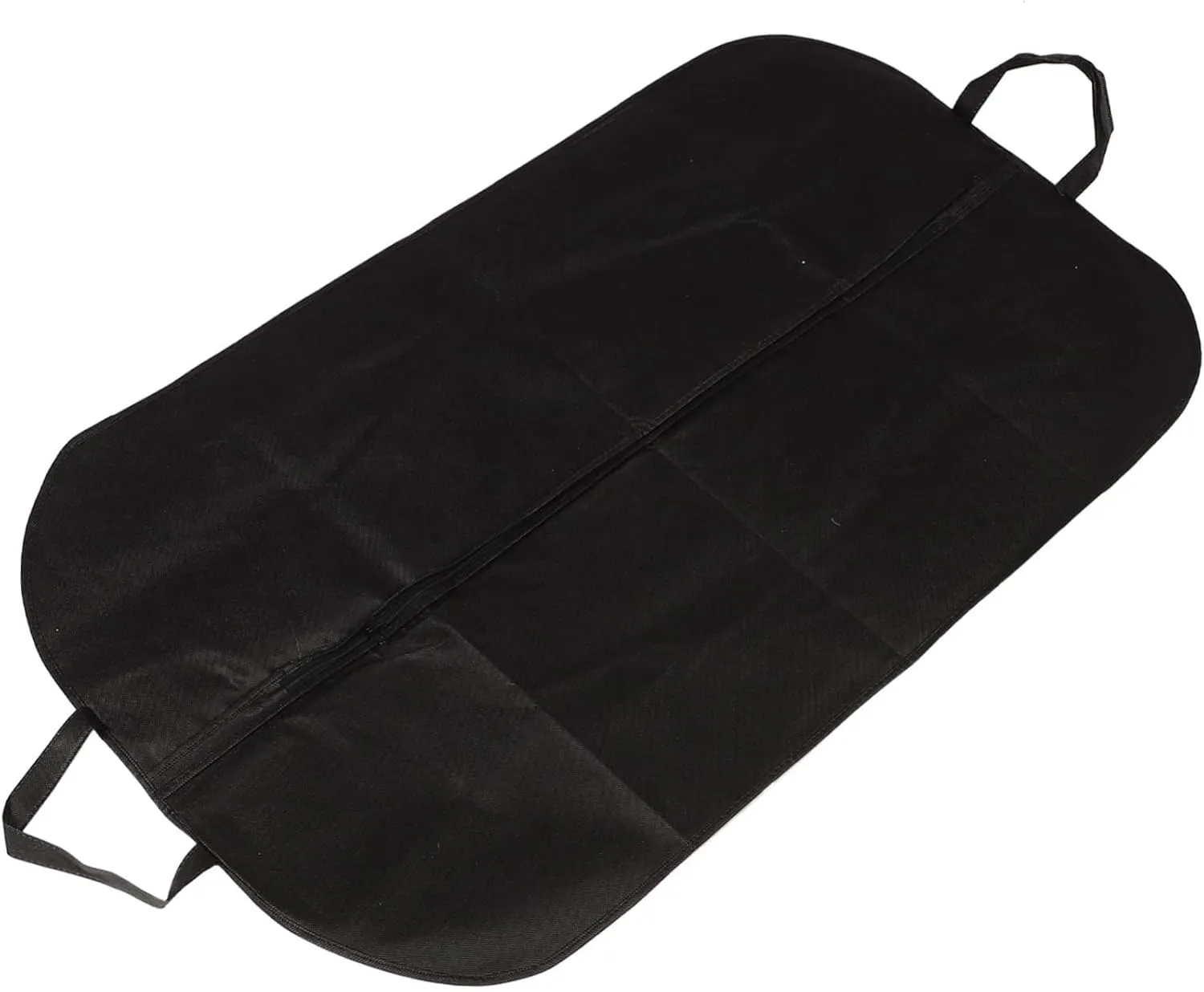 Portable Suit Cover Bag for Travel Medium Folding Garment Protector Case Black for Business Trips Home Storage for Dresses Coats Suits Clothes Bag