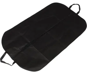Portable Suit Cover Bag for Travel Medium Folding Garment Protector Case Black for Business Trips Home Storage for Dresses Coats Suits Clothes Bag