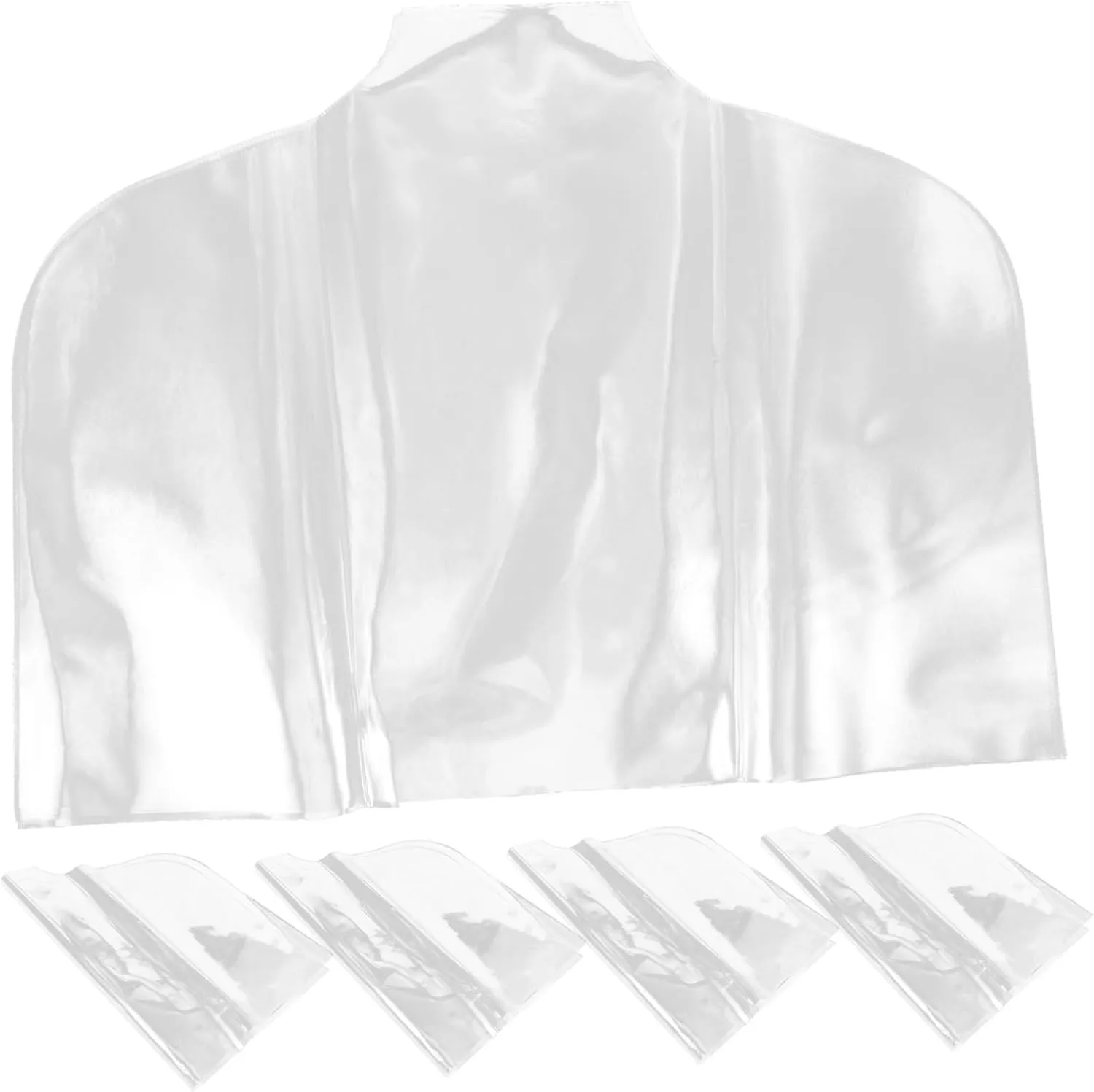 PRETYZOOM 5pcs Clothes Dust Bag Cover Storage Bags for Clothes Garment For Storage Clothing Extra Large Moving Bags Suit Clothes Dustproof Storage Bag Clothes Storage Bags Material
