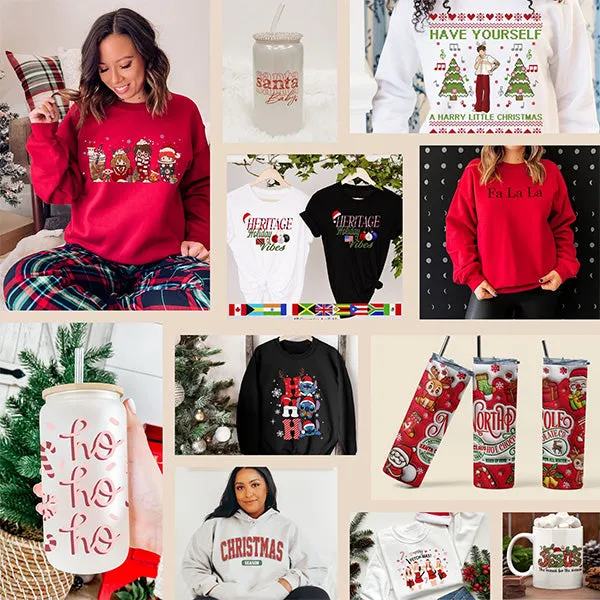 Proud Member of the Naughty List Club Front and Back Sweatshirt - Christmas Sweatshirt - Sizes S to 5XL