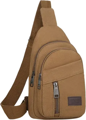 Purses for Women 2025 Men's Casual Solid Color Simple One Shoulder Zipper Messenger Bag