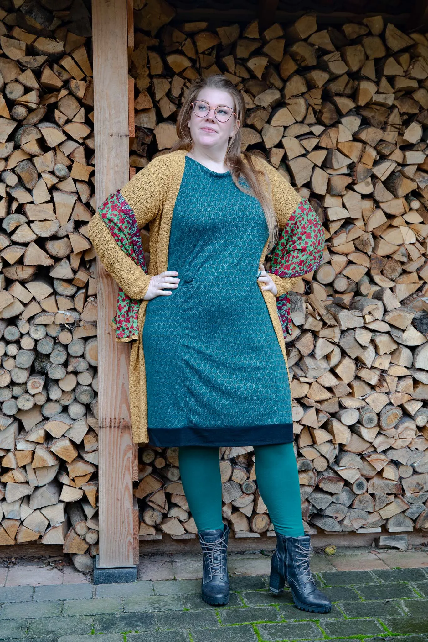 Reversible scarf - malinda- made by tantilly