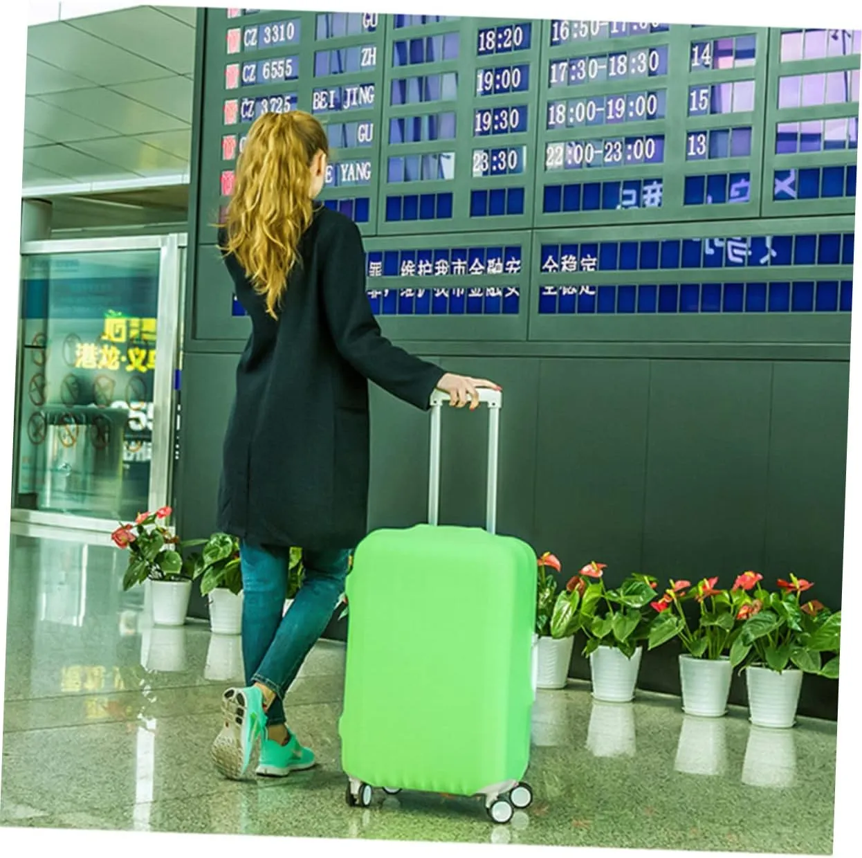 SAFIGLE Travel Case Suitcase Dust Cover Trunk Luggage Protector Suitcase Covers Protectors