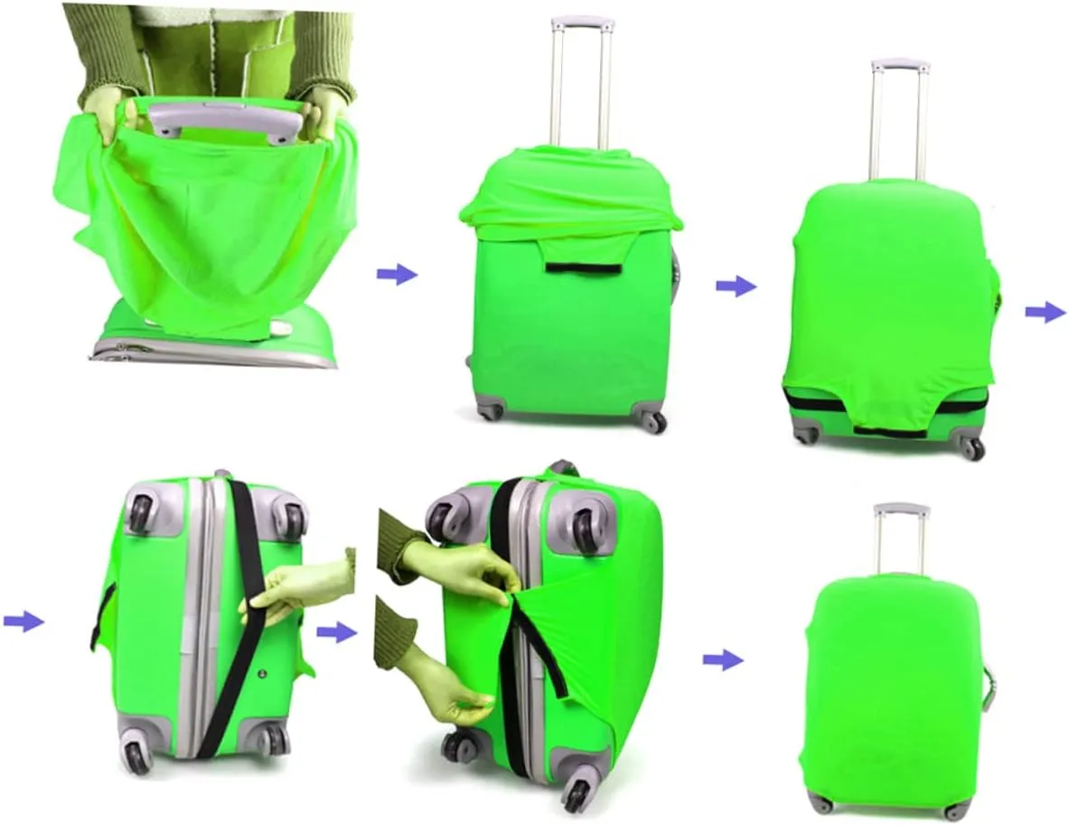 SAFIGLE Travel Case Suitcase Dust Cover Trunk Luggage Protector Suitcase Covers Protectors