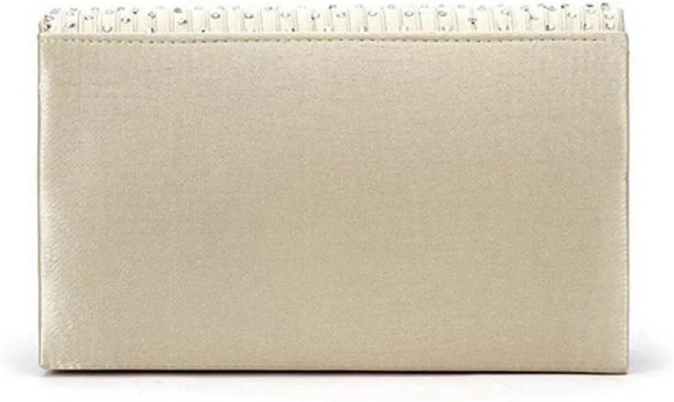 Satin Party Large Clutch Ladies Bag Ladies Evening Bag Envelope Diamante Bags Small Shoulder Bags for Men (One Size)