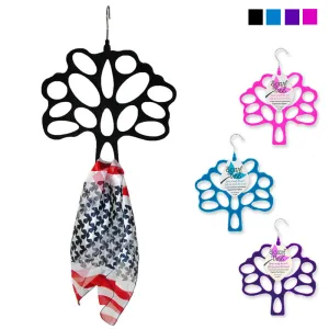 Scarf Hanger Tie Belt Closet Organizer Non Slip Space Saver Compact Holder Hook