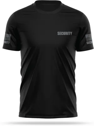 Security Utility Shirts for Men | USA Patriotic Lightweight Tee | Micro Polyester, Moisture-Wicking Quick-Dry Comfort.