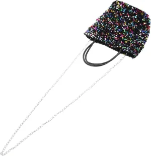 Sequin Carry Crossbody Bag Ladies Handbags Shoulder Bag Handbag Purse Evening Clutch Purses for Women Glitter Clutch Sequins