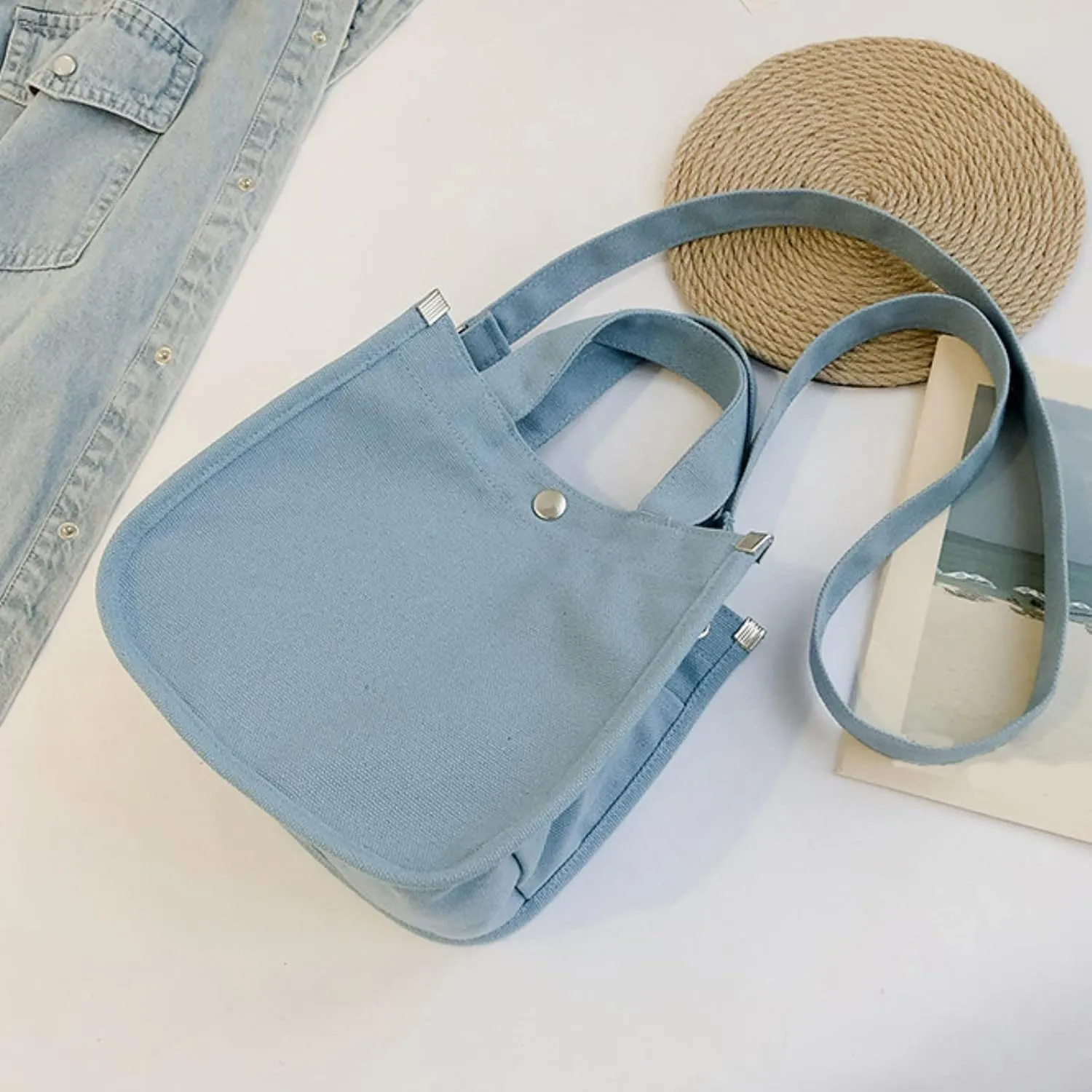 Shoulder Bag for Women Small Purse Trendy Clutch Hobo Bag Vegan Leather Mini Handbag with Zipper Closure Unisex Hobo
