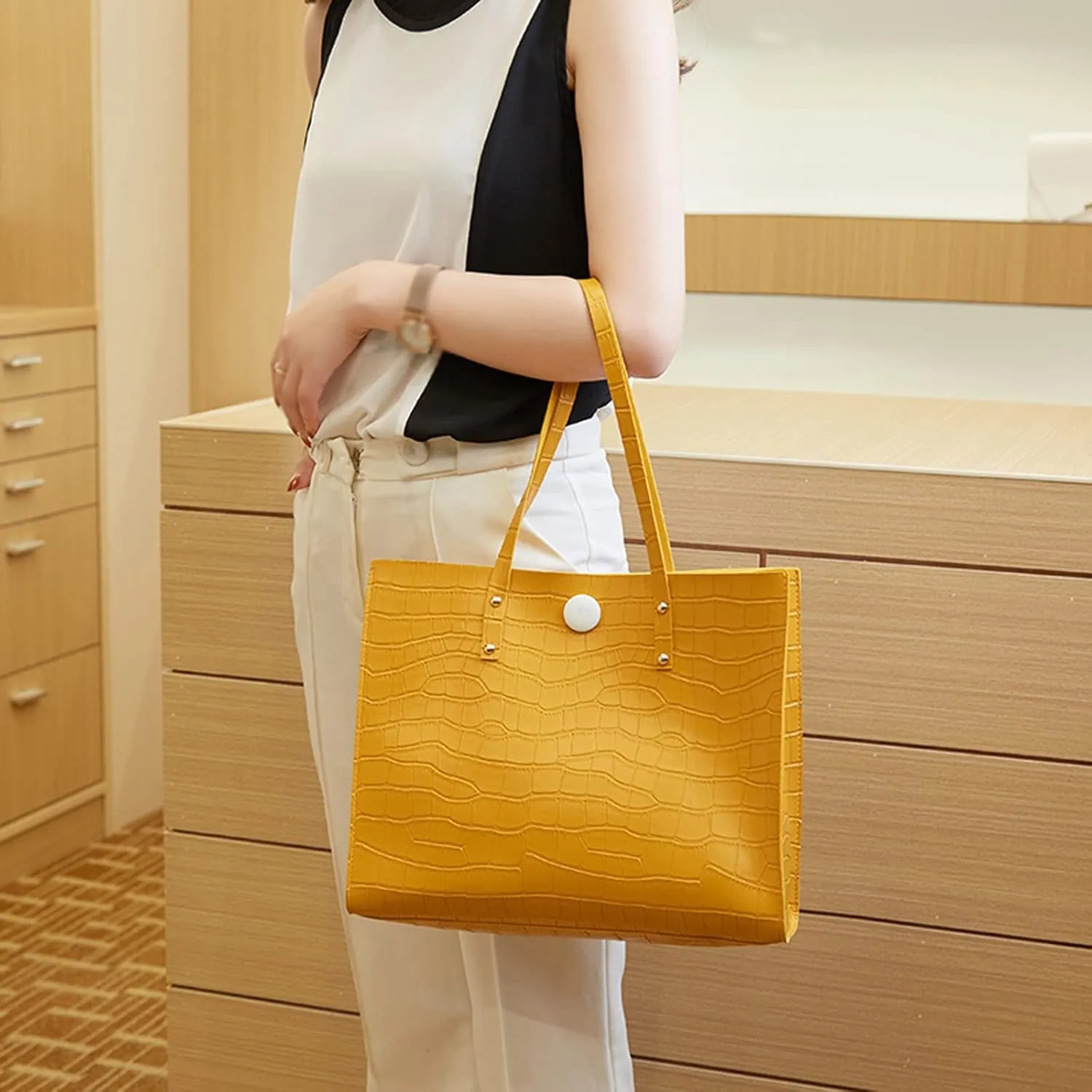 Shoulder Bag for Women Y2k Trendy Purse Vegan Leather Hobo Handbags Clutch Saddle Bag with 2 Removable Strap Blue