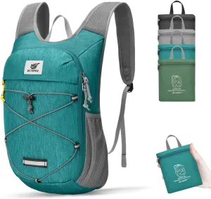 SKYSPER Foldable Hiking Backpack - 10L Small Lightweight Daypack Breathable Travel Backpacks for Men Women