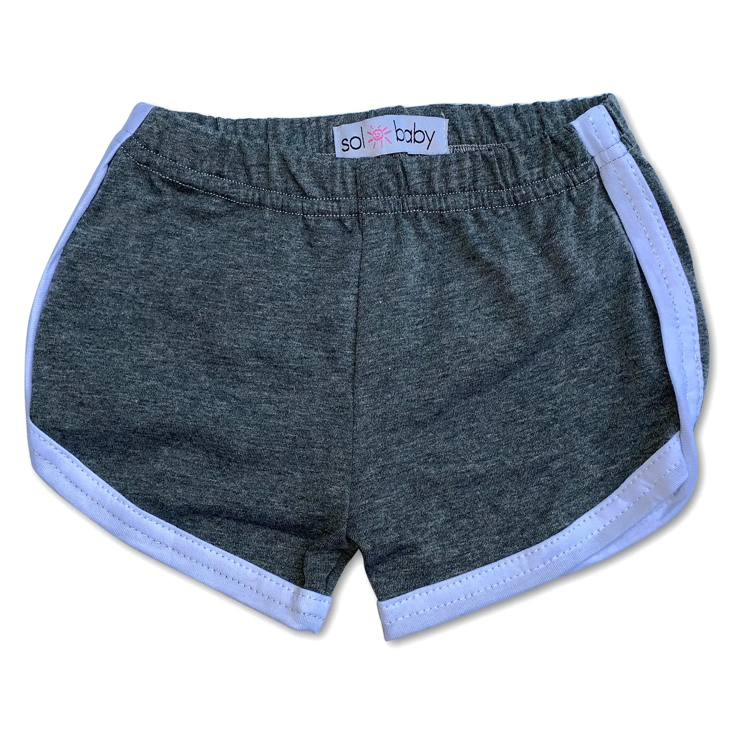 Sol Baby Retro Heather Gray Gym Shorts
