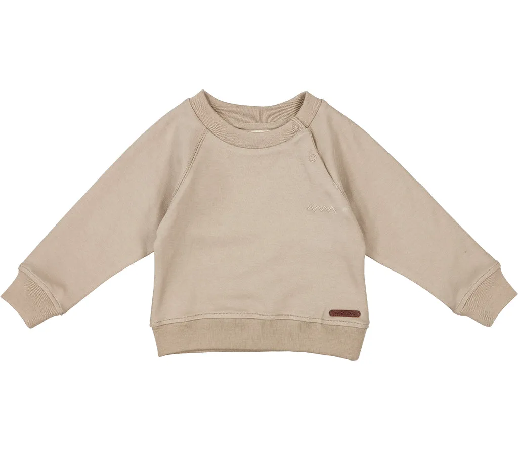 Sweatshirt "Thadeus B Warm Stone"