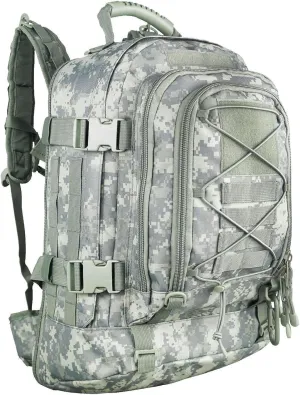 Tactical Backpack Military Hiking Daypack - Molle Backpack for Men 3 Day Assault Pack Bug Out Bag for Camping (AC Camo)