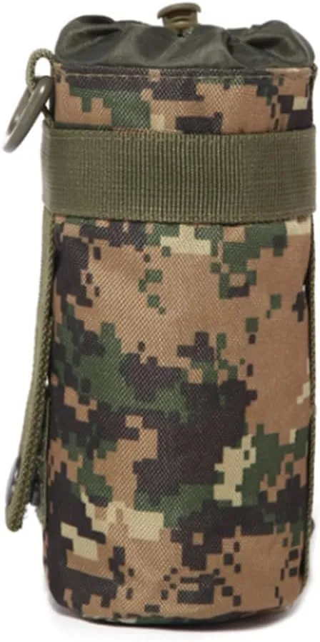 Tactically Water Bottles Pouches Waist Bag Adjustable Outdoor Kettle Holder Bag with Hook Travel Hydrations Carriers