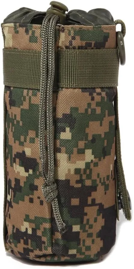 Tactically Water Bottles Pouches Waist Bag Adjustable Outdoor Kettle Holder Bag with Hook Travel Hydrations Carriers
