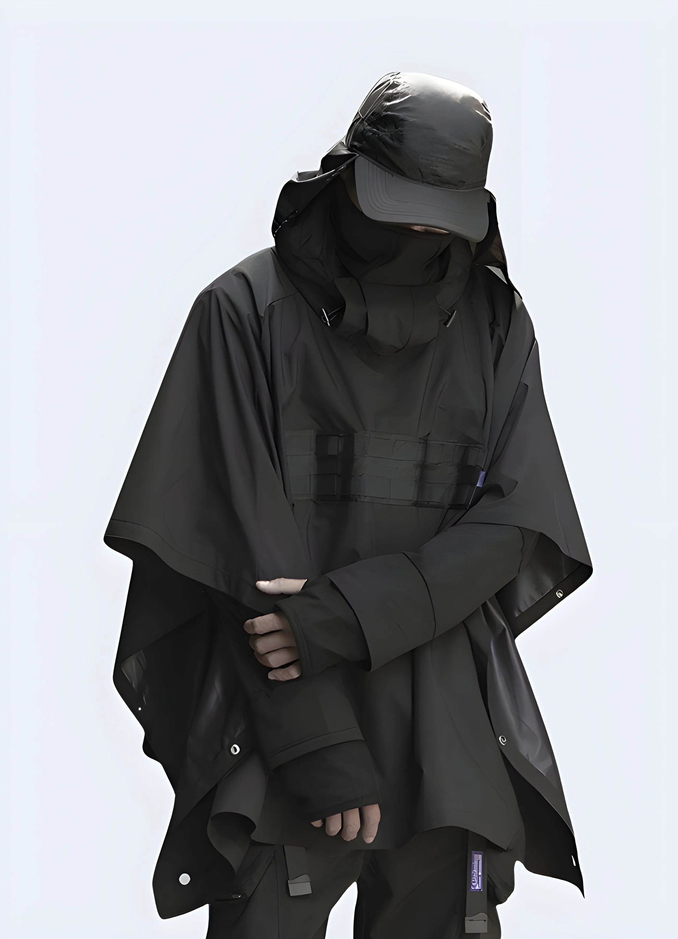 Techwear Poncho
