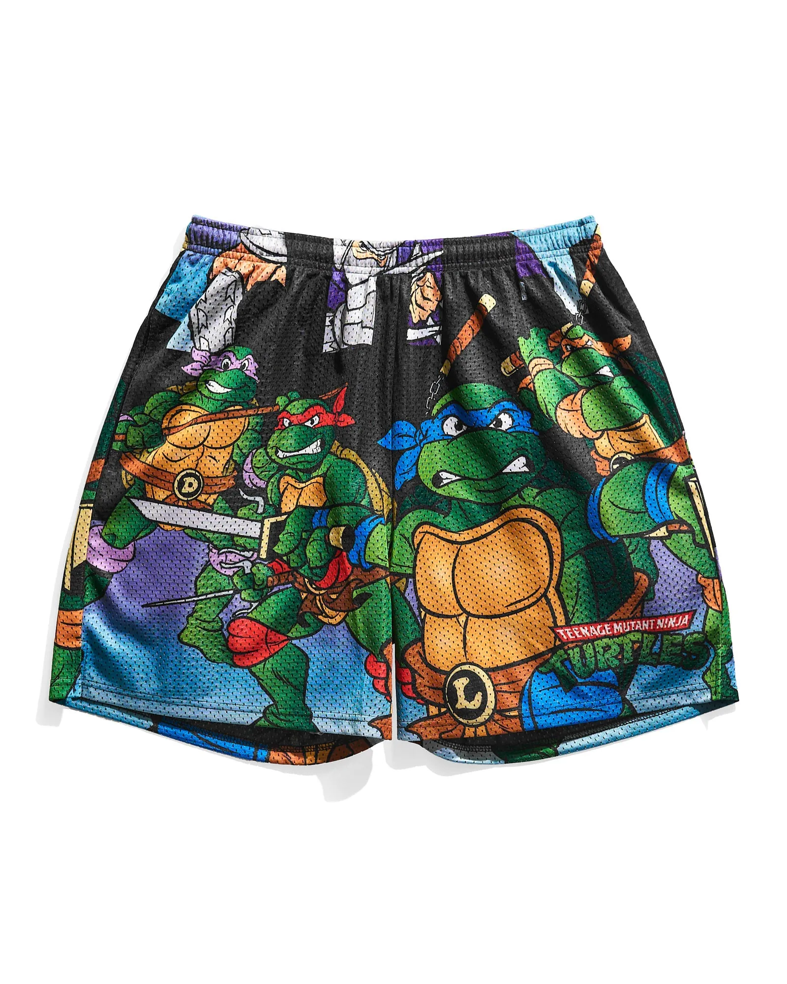 TMNT vs Shredder Retro Shorts
