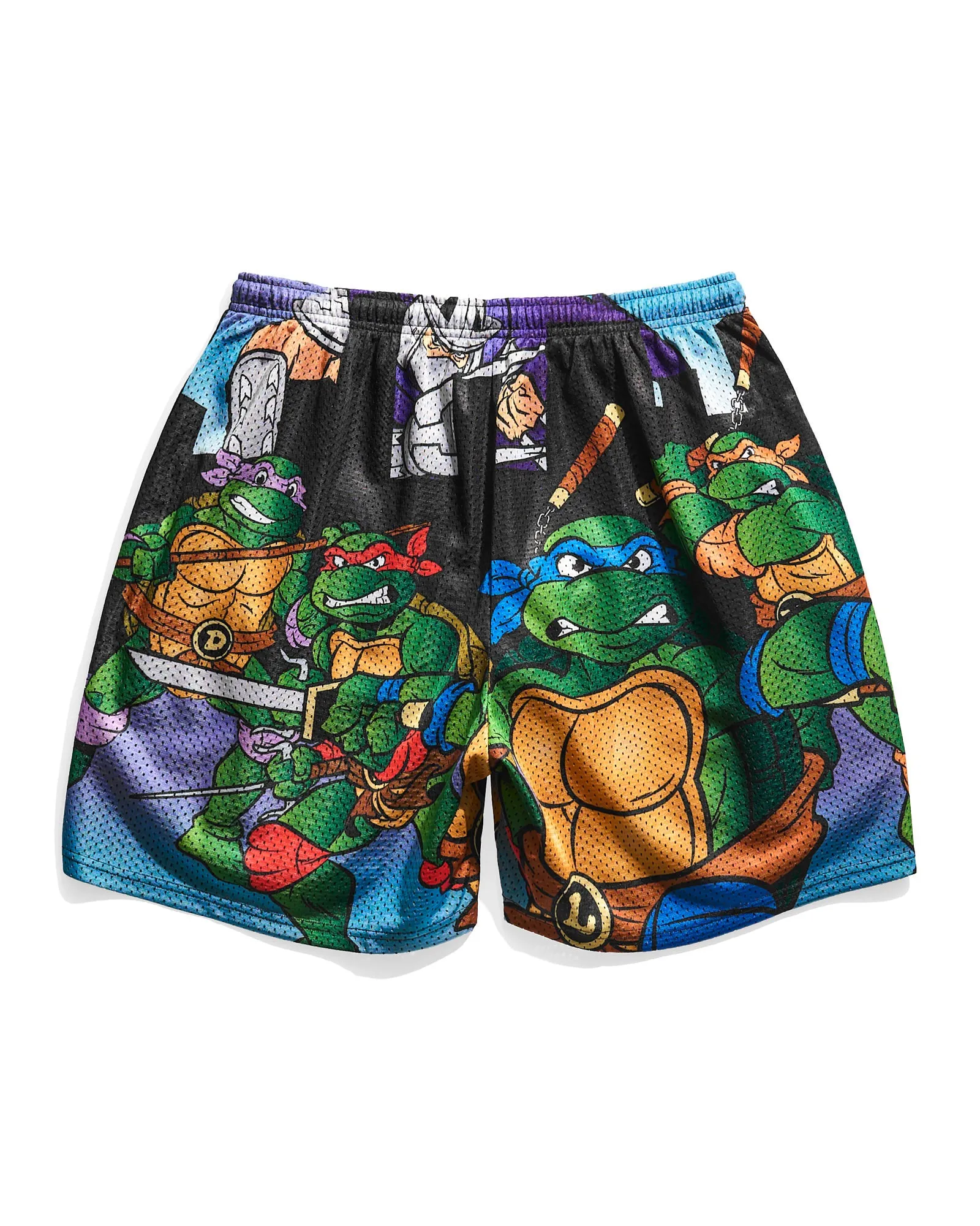 TMNT vs Shredder Retro Shorts