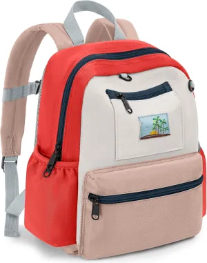 Toddler Backpack For Boys Girls 2-5, Preschool Kindergarten Backpack, Preschool Mini Backpacks For School & Travel, Beige