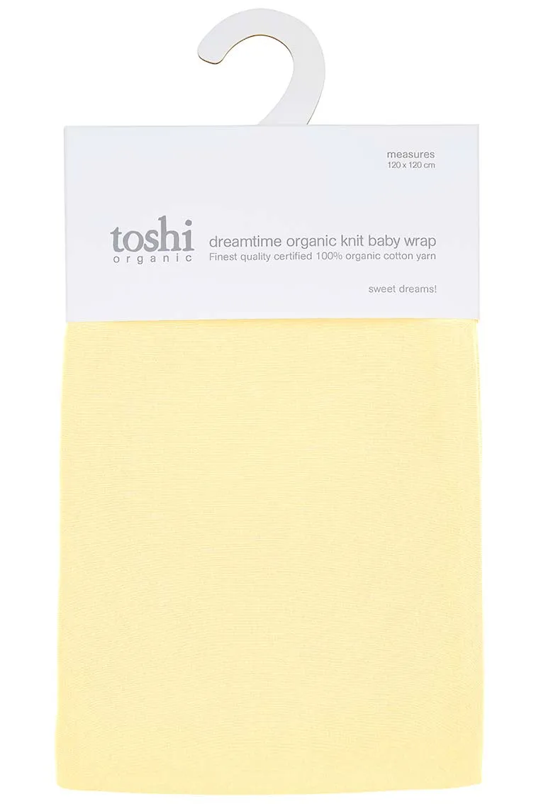 Toshi Dreamtime Organic Knit Wrap - Buttercup