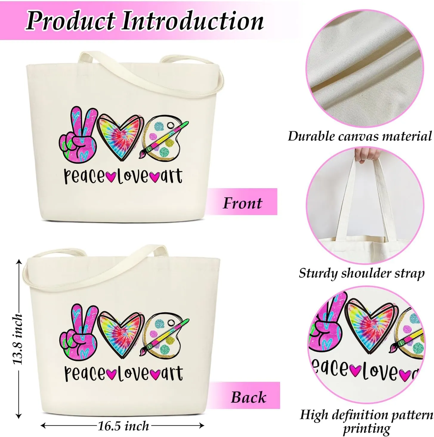 Tote Bag Canvas Handbag